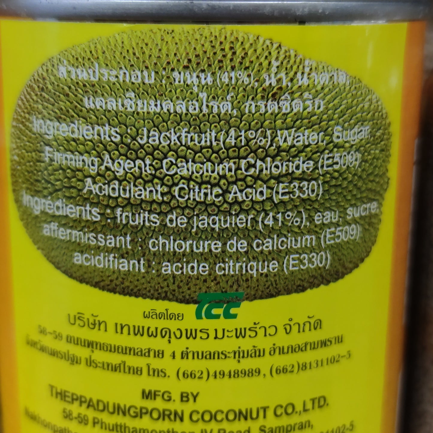 Chaokoh Jackfruit In Syrup 565g 查哥菠蘿蜜