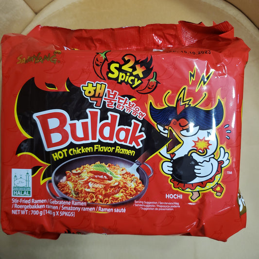 Samyang Hot Chicken Ramen-2x Extremely Spicy 140g x 5 三養雙重超辣火雞拌麵