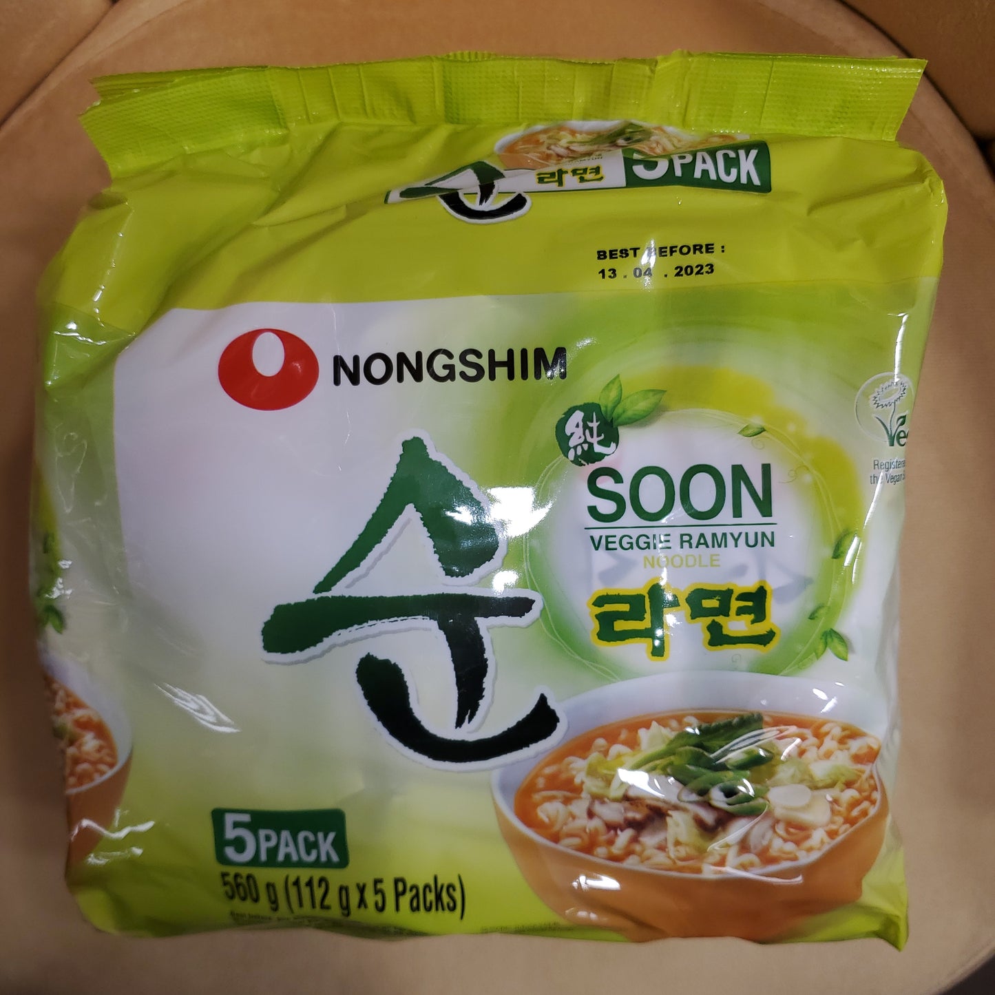 Nongshim Veggie Soon (Multi) 農心純素面5包裝