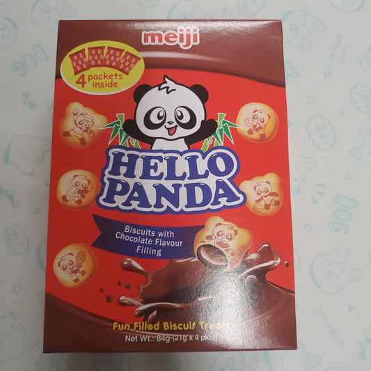 Meiji Hello Panda Biscuits with Chocolate Flavour 84g