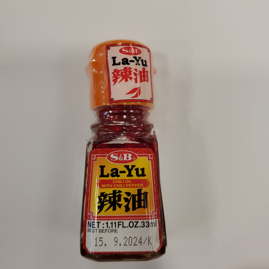 S&B Sesame Chili Oil with Chilli Pepper - La Yu 33g