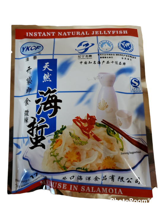 YKOF Instant Shredded Jelly Fish - Hot 170g 即食海蜇絲-微辣