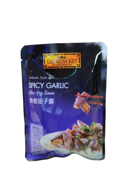 LKK Spicy Garlic Stir Fry Sauge 80g 李錦記魚香茄子醬