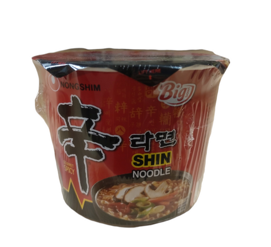 Nongshim Shin Noodle Gourmet Spicy Ramyun Noodles (Big Bowl) 114g 農心辛拉麵 (大碗)
