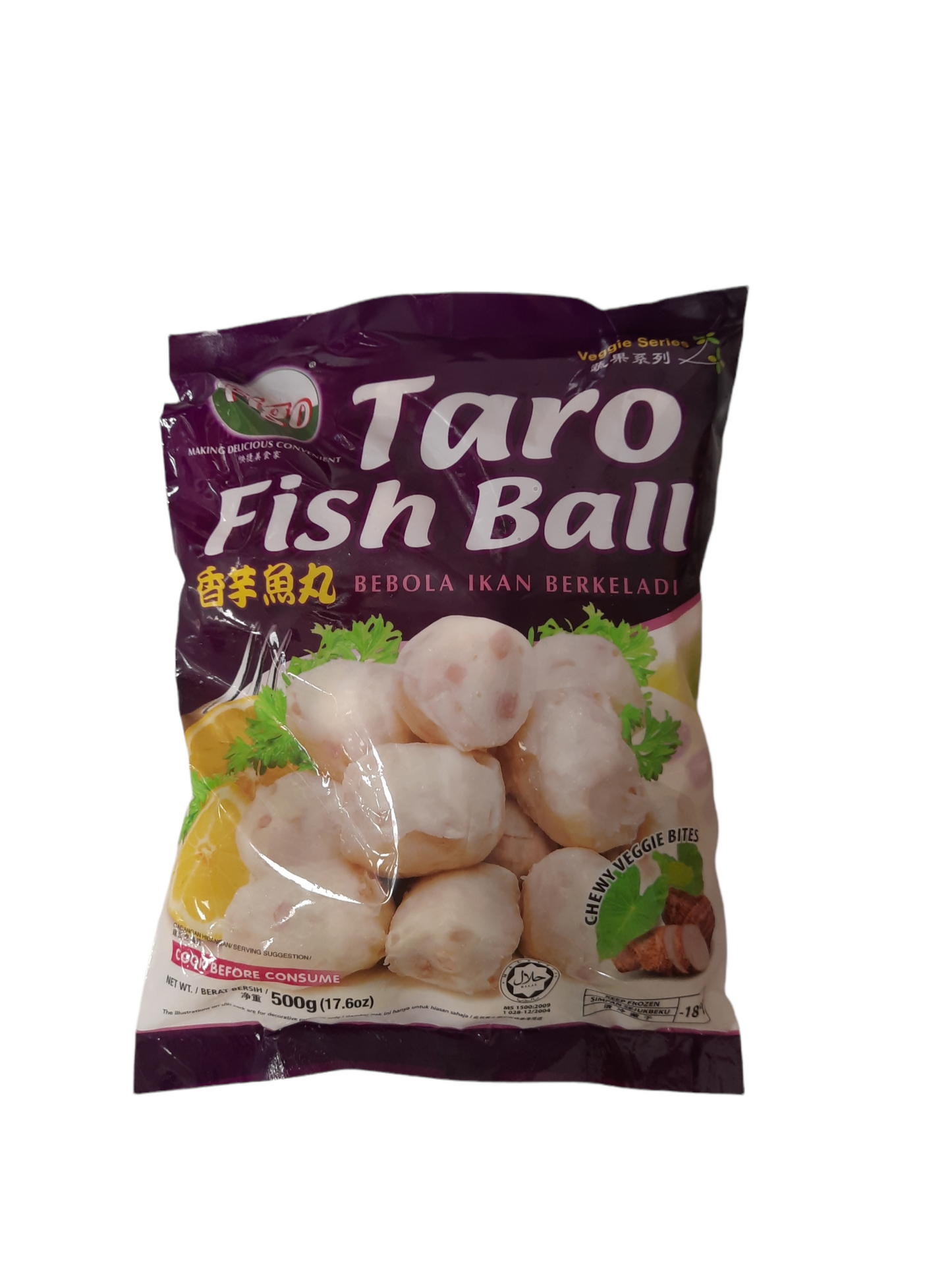Figo Taro Fish Ball 500g 香芋魚丸