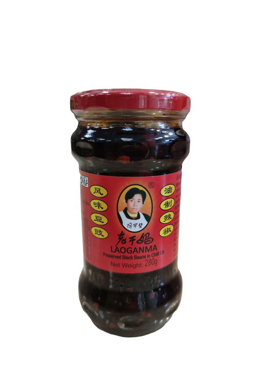 LGM Black Beans in Chilli Oil 老乾媽風味豆豉辣油 280g