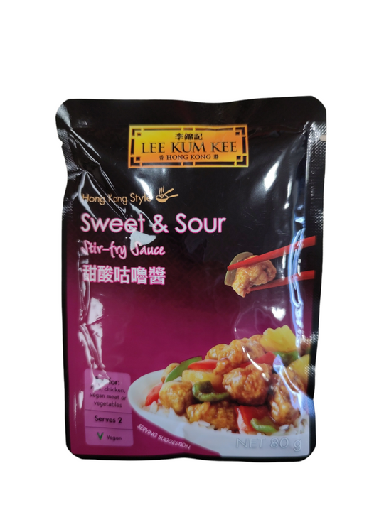 LKK Sweet & Sour Stir - Fry Sauce 80g Sachet 李錦記甜酸咕嚕醬
