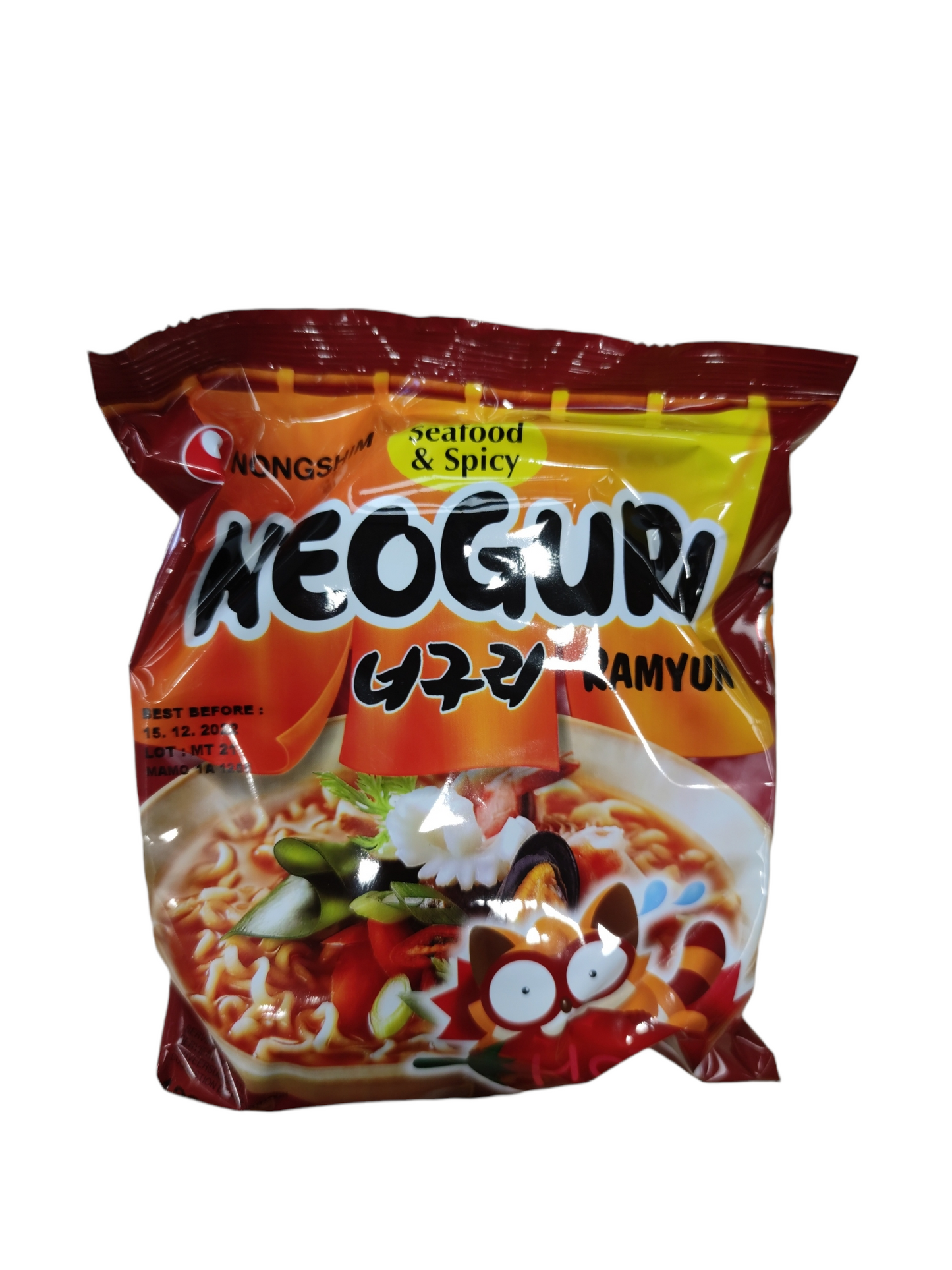 Nongshim Neoguri Ramyun Seafood Spicy 120g 農心香辣海鮮烏冬麵