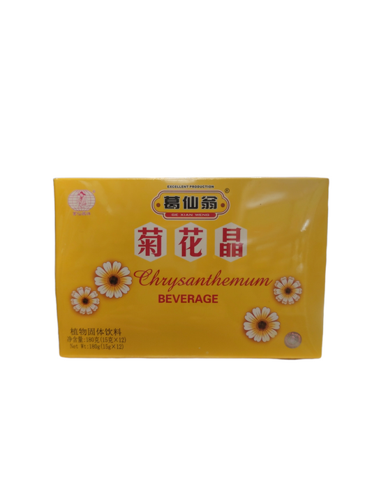 GXW Chrysanthemum Beverage 12x15g box 葛仙翁菊花晶