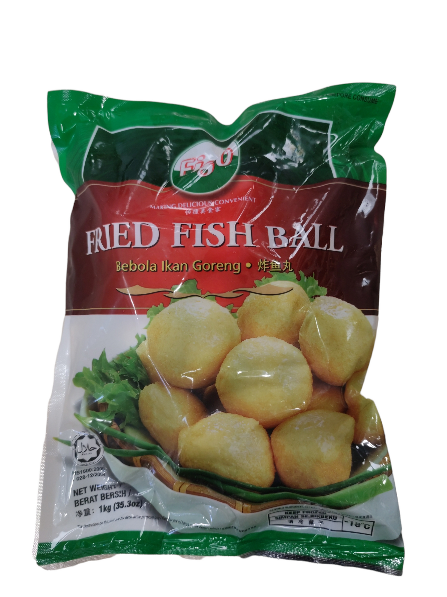 Figo Fried Fish Ball 1Kg 炸魚丸