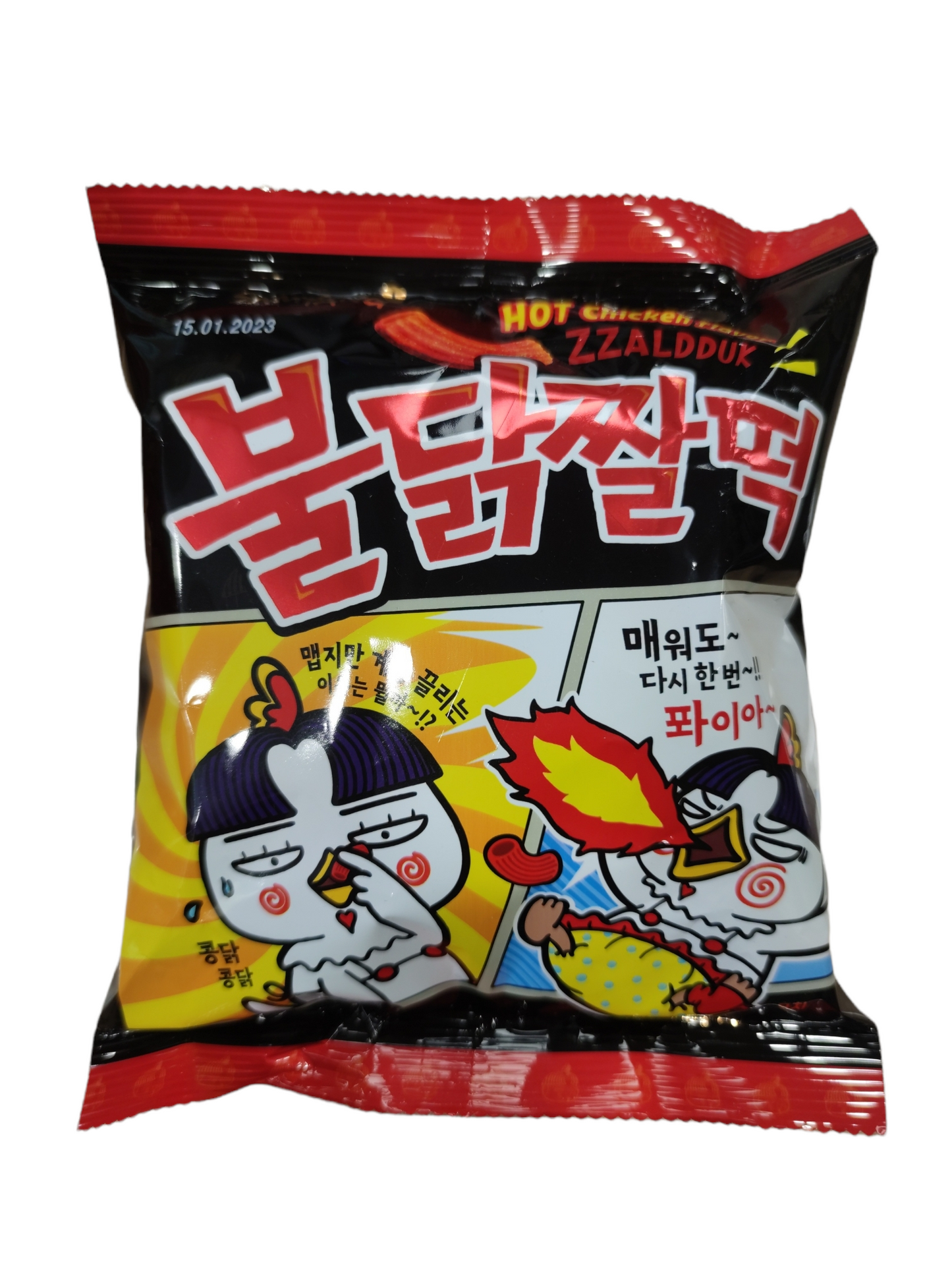 Samyang Hot Chicken Snack (Zzaidduck) 120g 三養超辣火雞年糕條