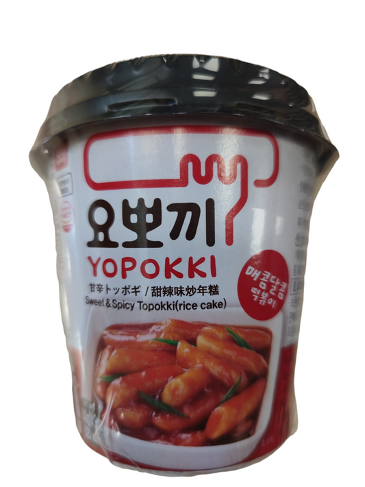 Yongpoong Instant Topokki Yopokki Cup 140g 速食甜辣味炒年糕