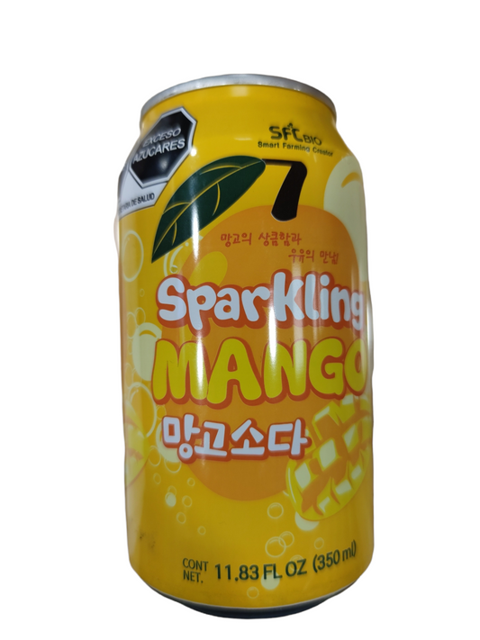 SFC Mango Flavoured Soda 350ml 芒果味梳打