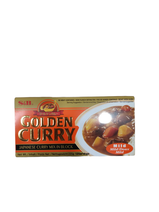 S&B Golden Curry Roux Mild 220g 咖哩調料(微辣)