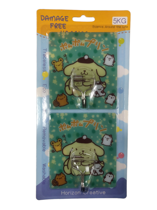Cartoon Stick On Hooks卡通掛鈎 2pcs