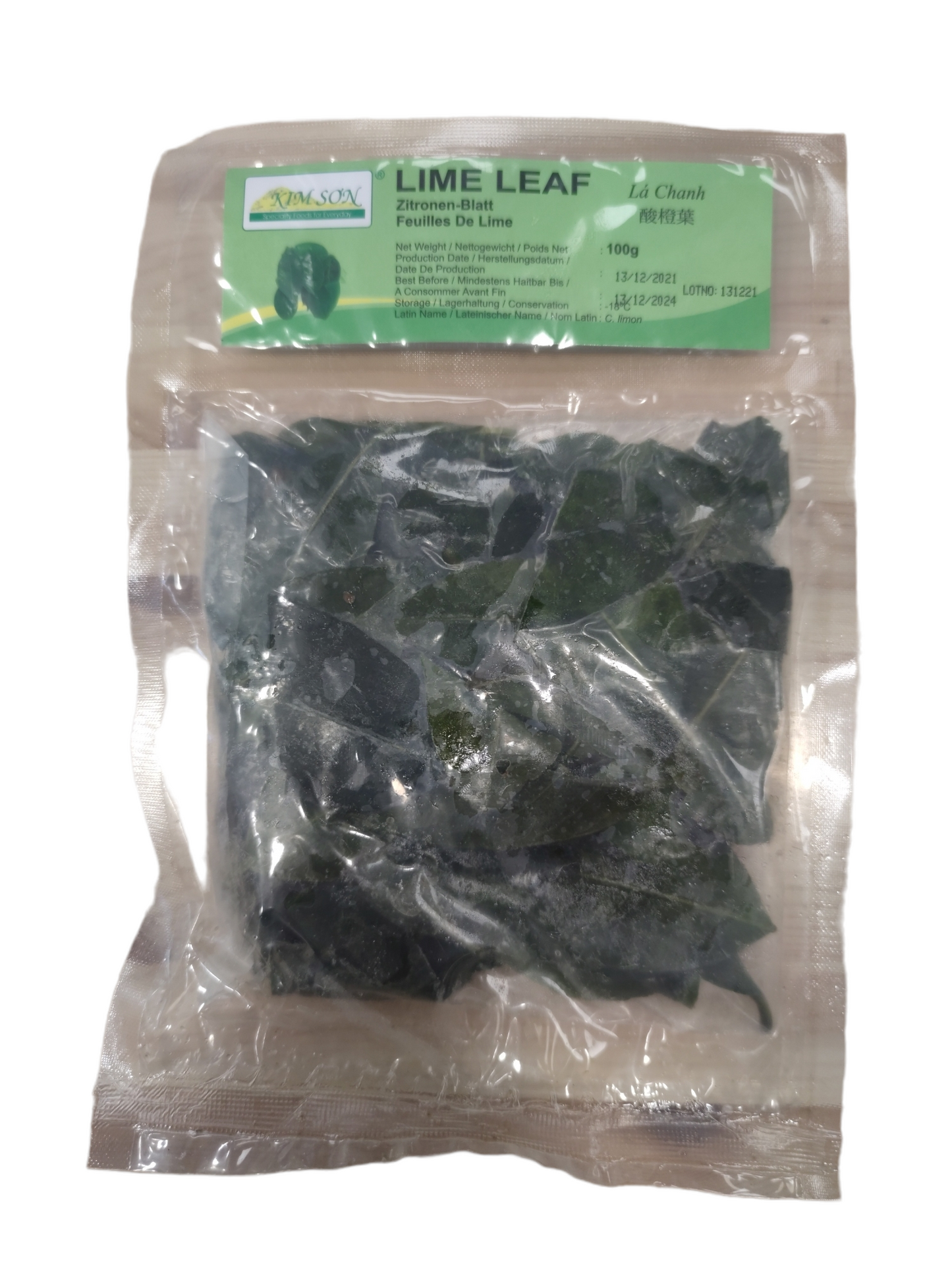 KIM SON Frozen Lime Leaves 100g 檸檬葉