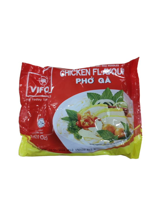 Vifon Rice Noodles - Chicken )Pho Ga) 60g 威風雞肉味越南河粉