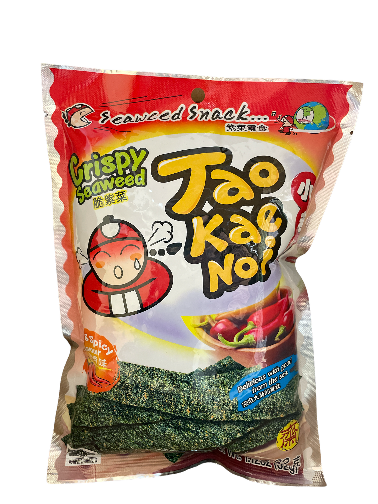 TKN Crispy Seaweed-Hot & Spicy 32g 小老闆海苔-香辣味
