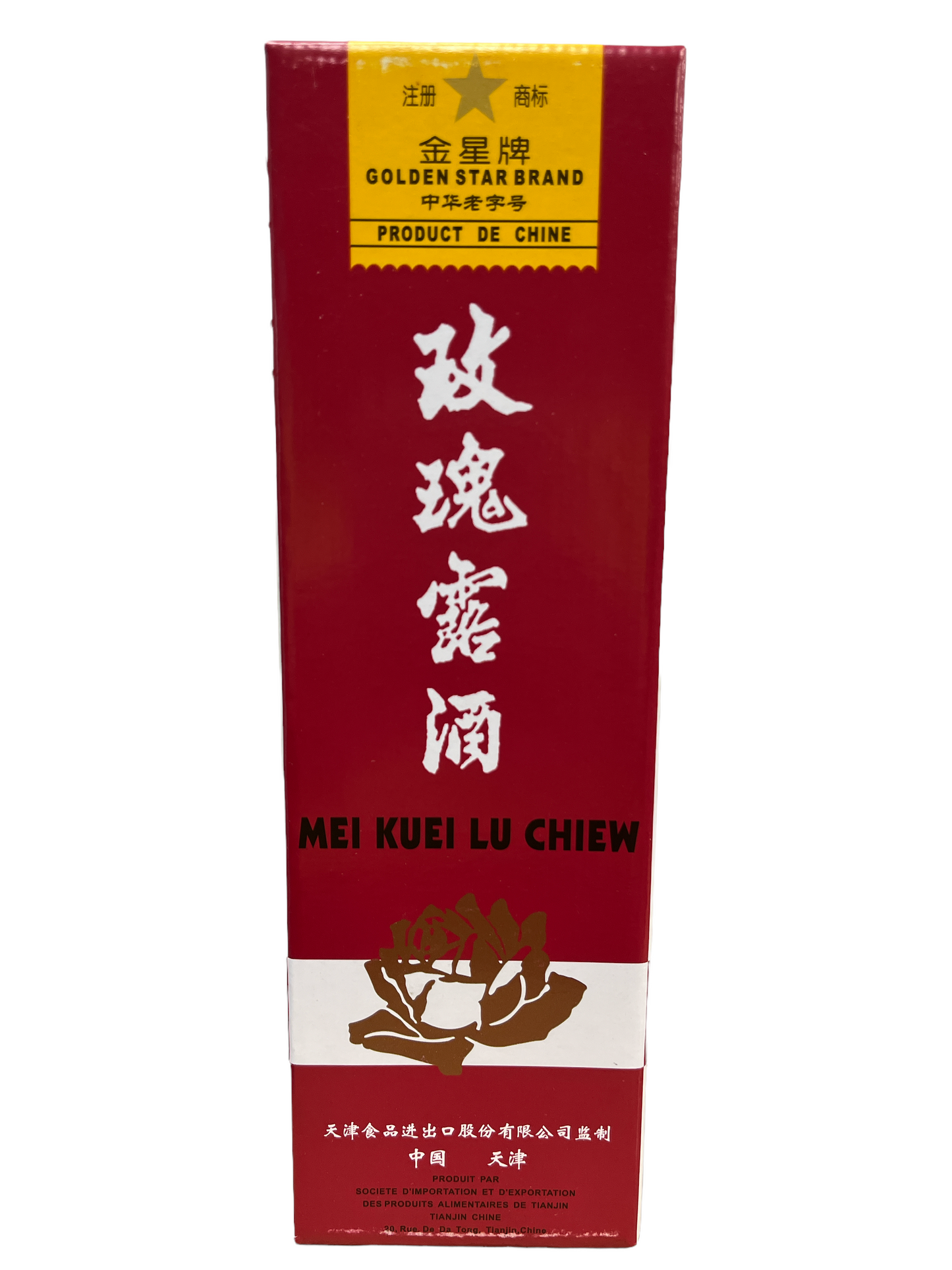Golden Star Mei Kuei Lu Chiew-Wine 54° 金星玫瑰露酒(54°) 500ml