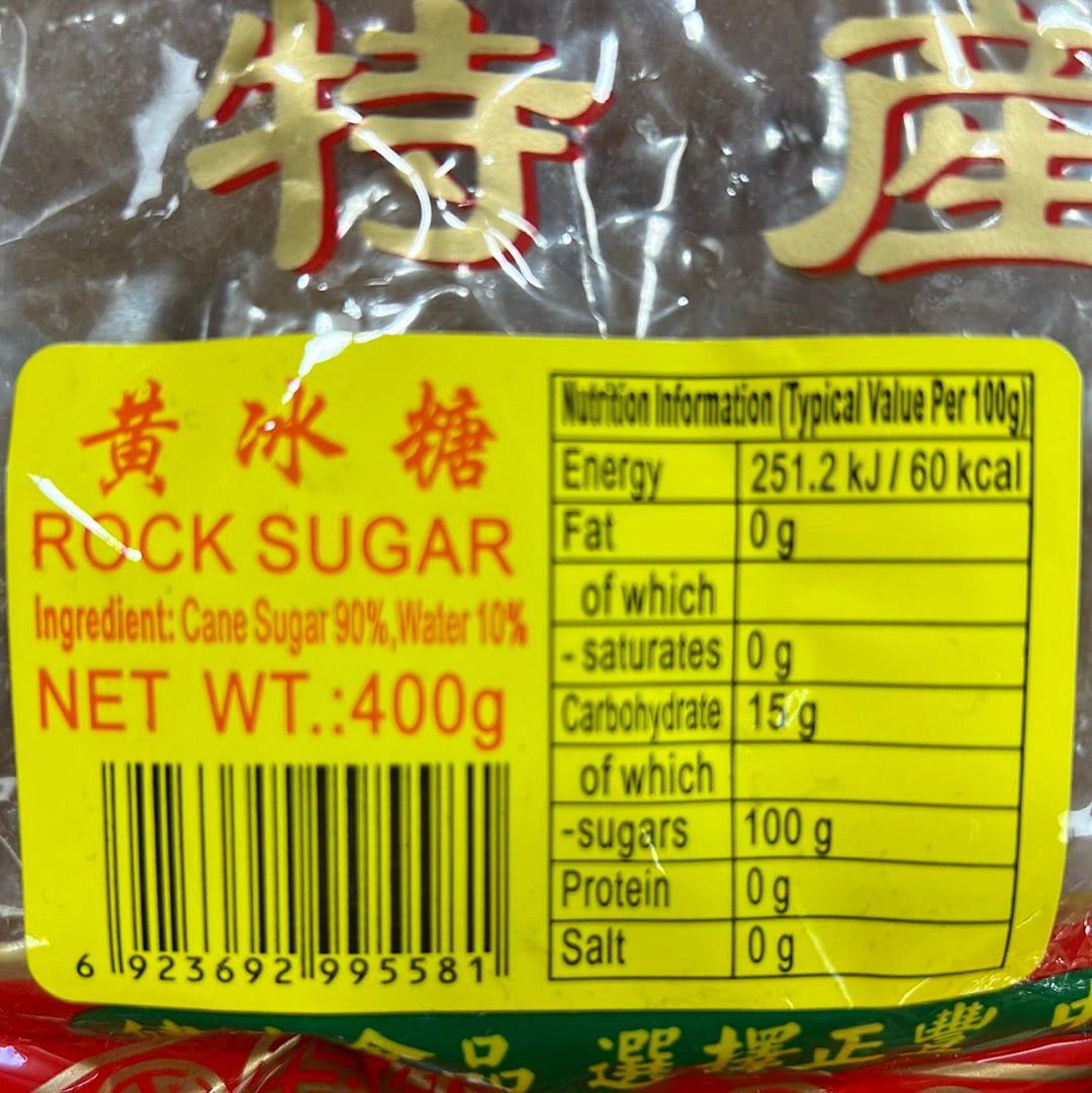 ZF Rock Sugar-Brown 400g 正豐黃冰糖