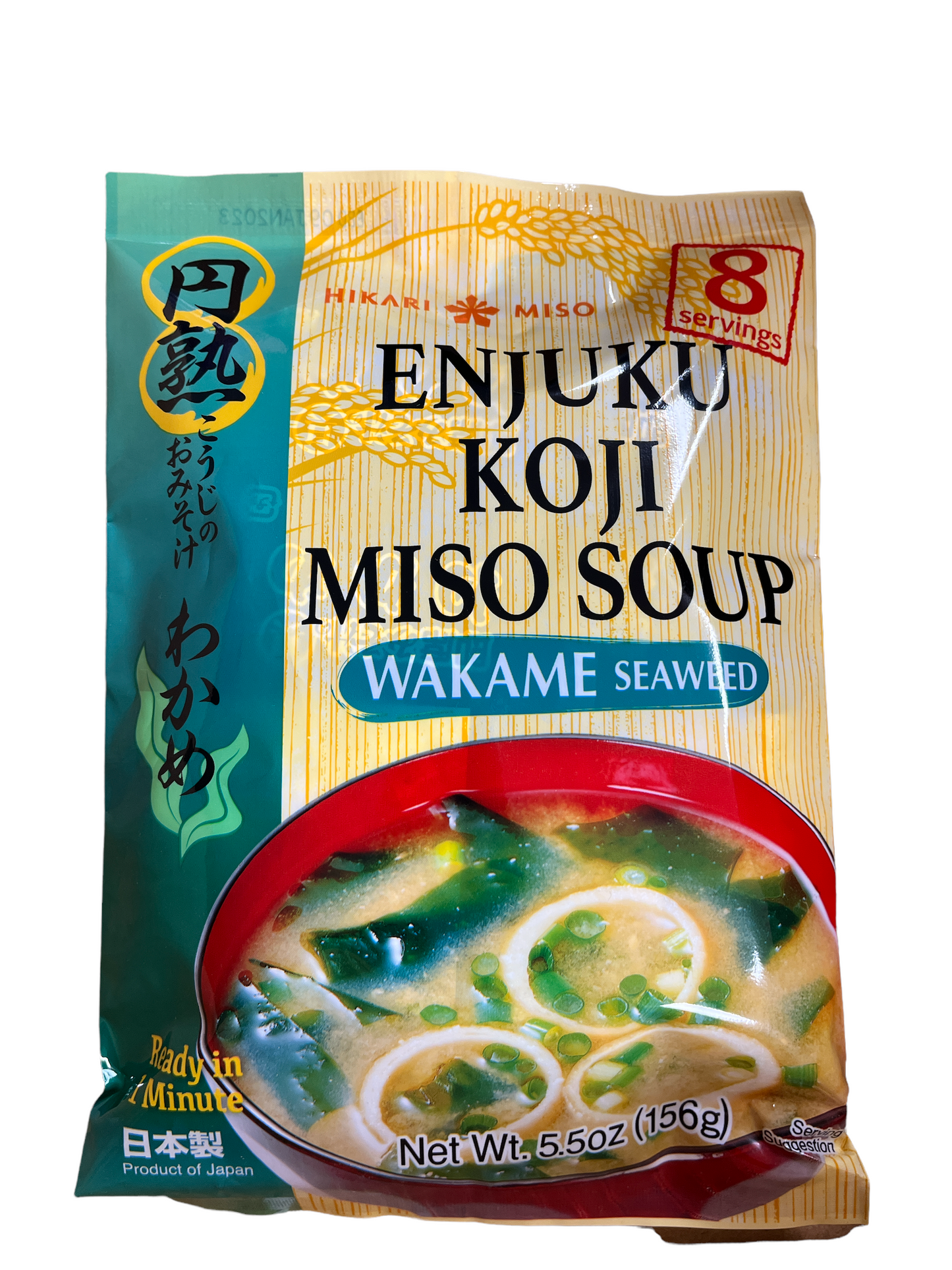 Hikari Instant Miso Soup Enjuku Wakame Seaweed-8 servings 156g 即食海帶味噌湯 (8人份)