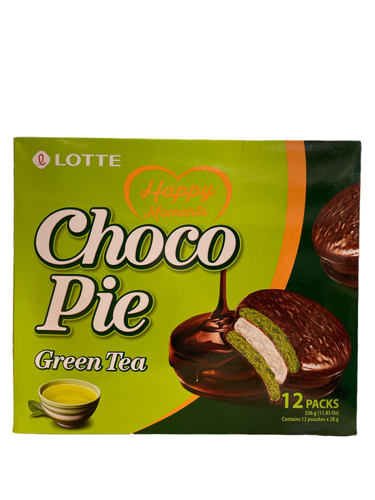 Lotte Choco Pie (Green Tea) 336g (12packs)