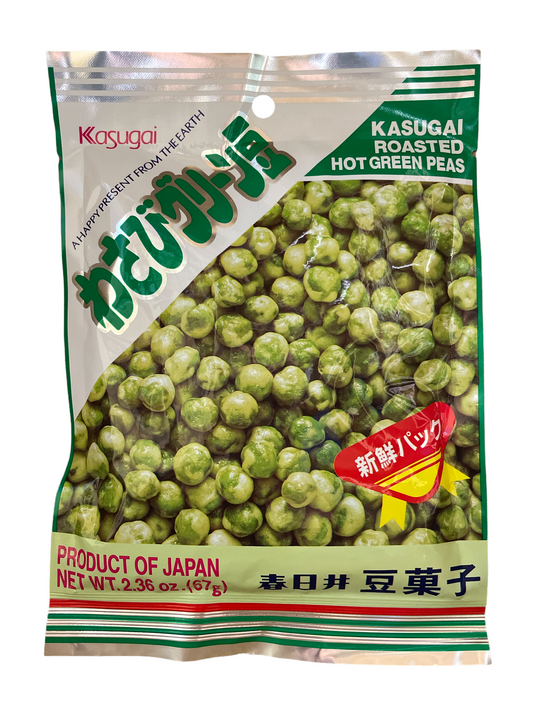 Kasugai Crispy Green Mame (Wasabi) 63g