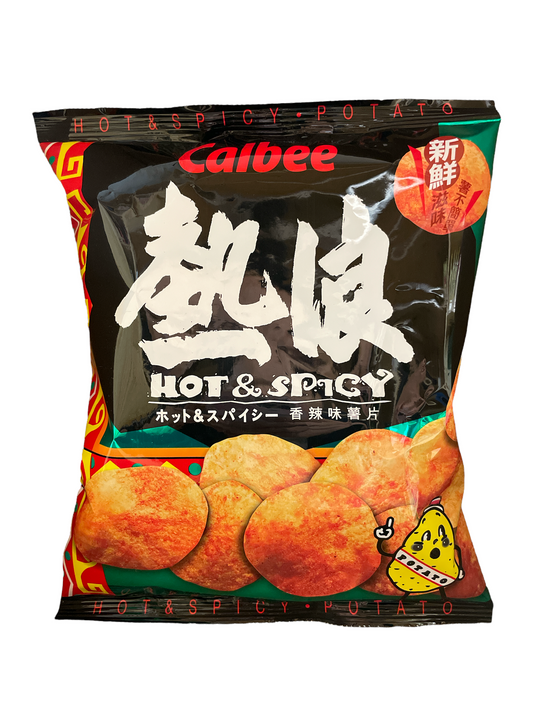 FS Calbee P/Chips-Hot&Spicy Eth 55g 卡樂B薯片-熱浪香辣味